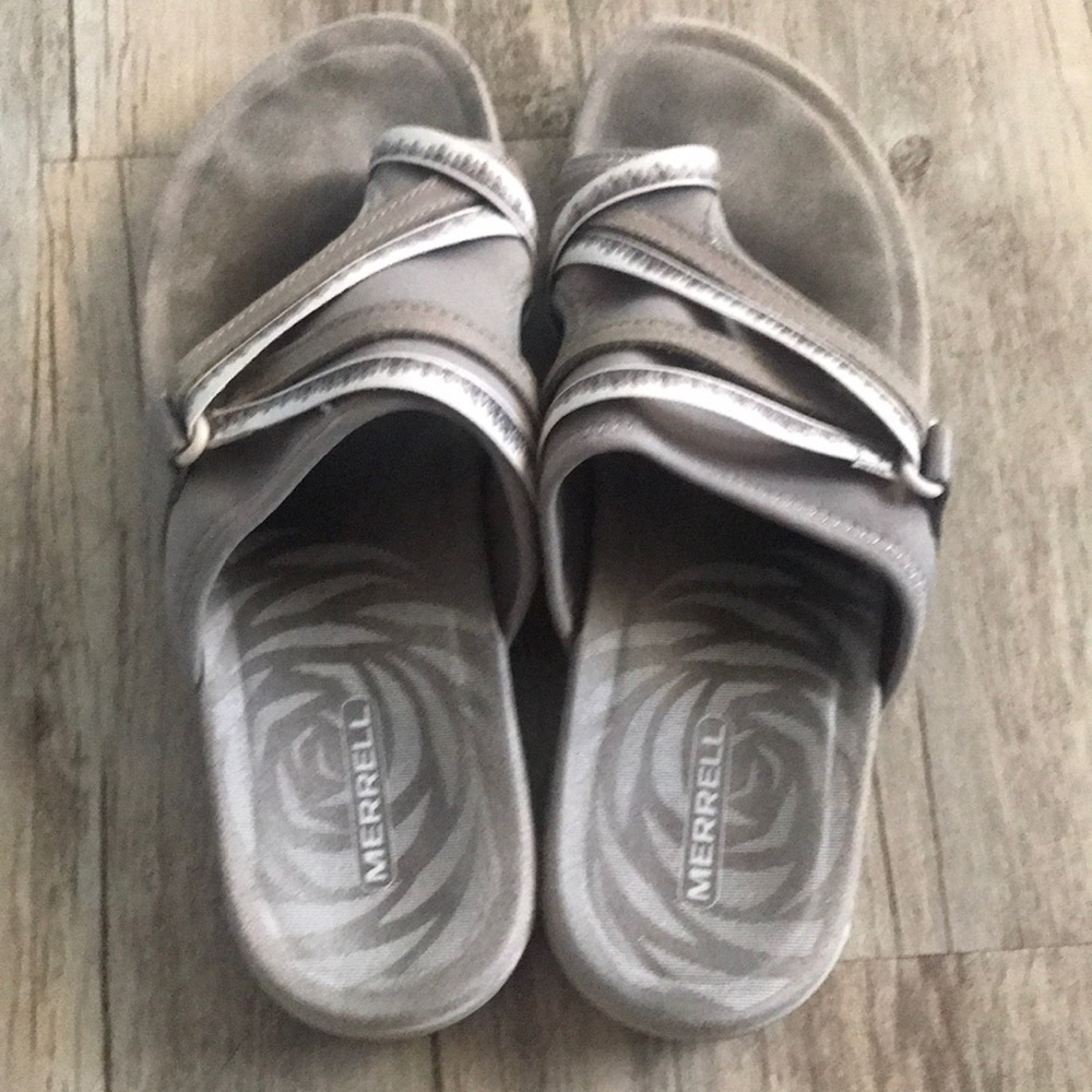 Nubuck leather & 100% recycled webbing upper Like New Posted Heel for support